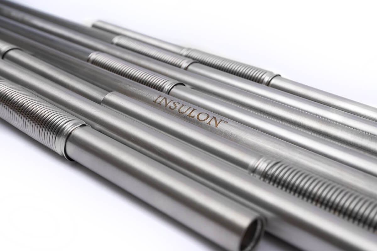 Stainless steel vacuum insulated pipes
