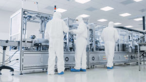 Sterile, high-precision semiconductor cleanroom manufacturing
