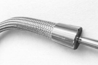 Insulon Vacuum Jacketed Hose, High Pressure with MLI, 1/4" ID, with Outer Braid