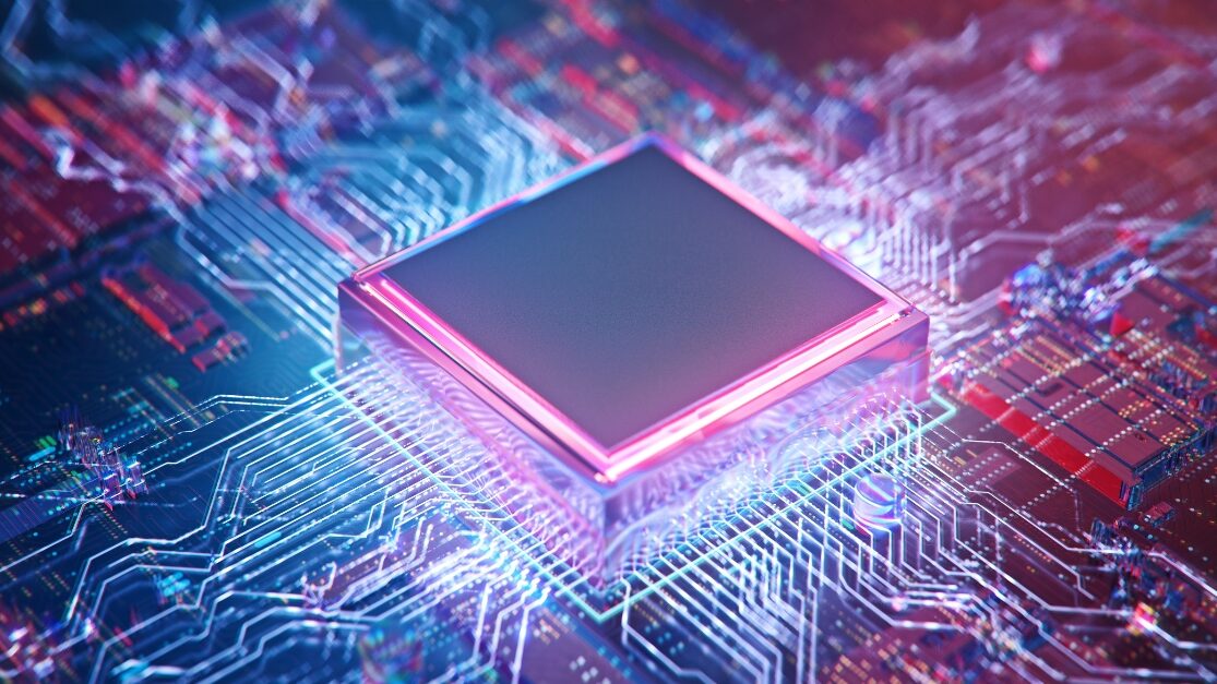 Artificial intelligence (AI) computer chip